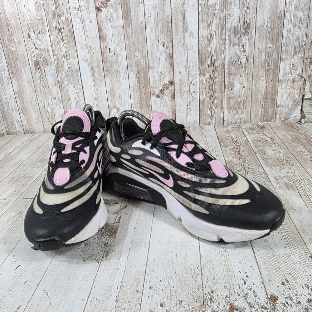 Nike Air Max 200 SE Womens 8.5 Black White Arctic Pink CN7876-101 Low Top